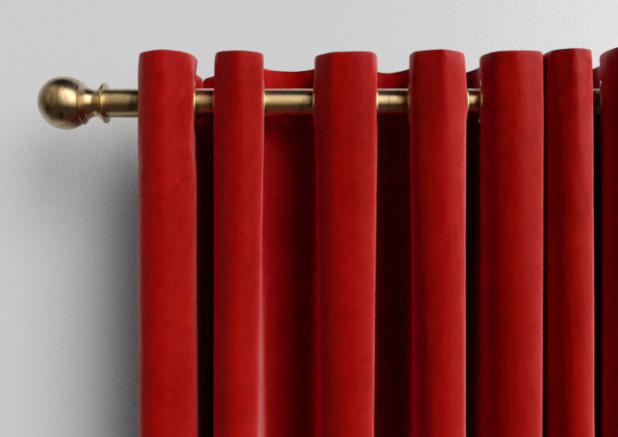 Odessa Velvet, Crimson - Made to Measure Curtains - Image 12